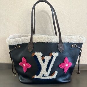 Louis  Vuitton Neverfull Teddy MM Black